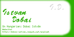 istvan dobai business card